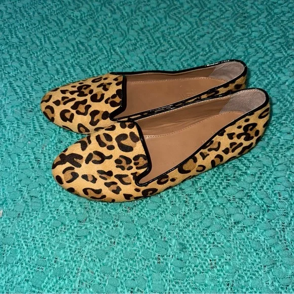J. Crew Leopard Print Women's Loafers - Picture 3 of 6